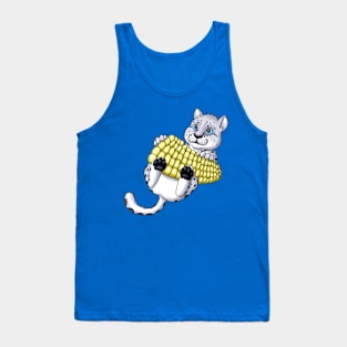 Corn on the Cub - Snow Leopard Tank Top